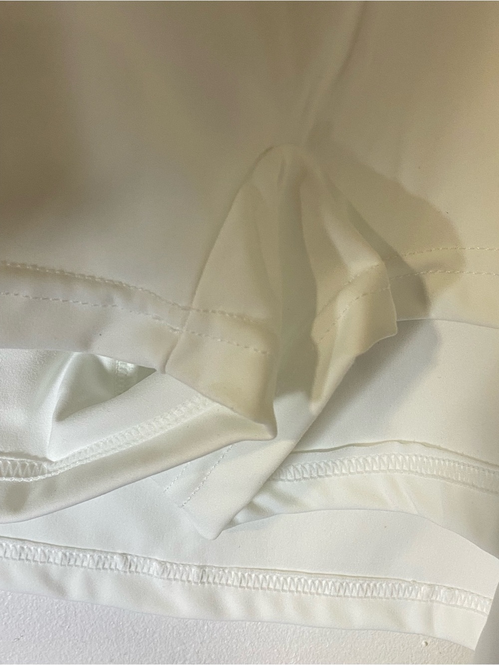 Ivory Golf Skort Tennis Skirt Athletic Preppy Country Club Minimalist Size L - Picture 4 of 7